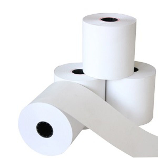 Picture of 57mmX60mm Thermal Printer Cash Roll on 12mm core